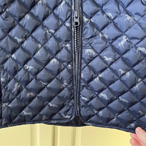 Piper by Smartpak Down Vest II Navy Horses Equestrian Hunter Women’s Size M - Picture 2 of 12